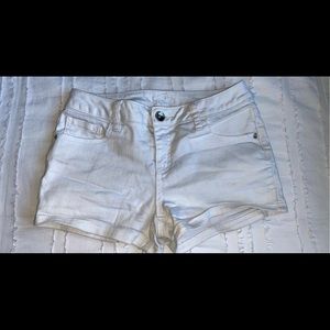 Justice White Jean Shorts